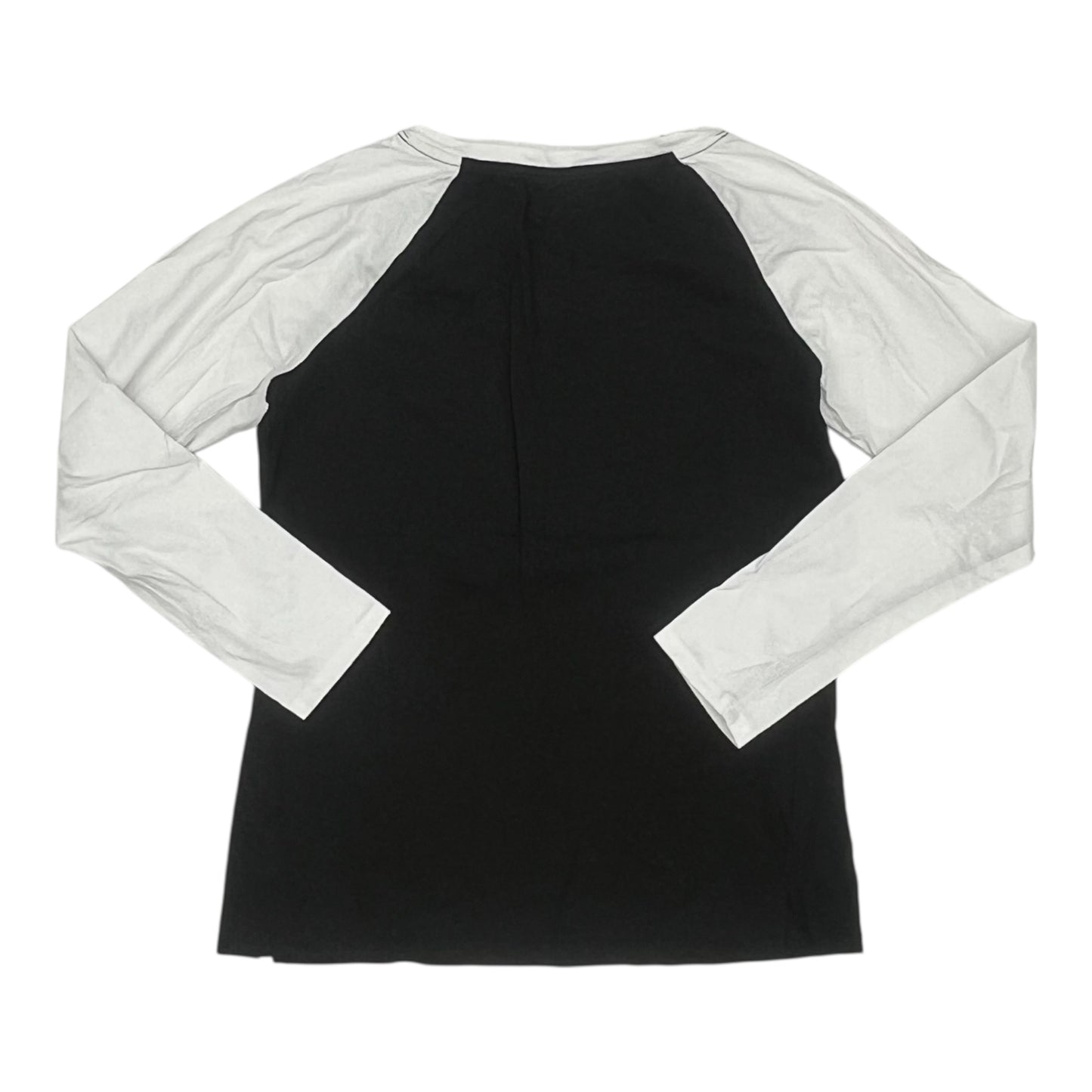 Top Ls By Clothes Mentor In Black & White, Size:M