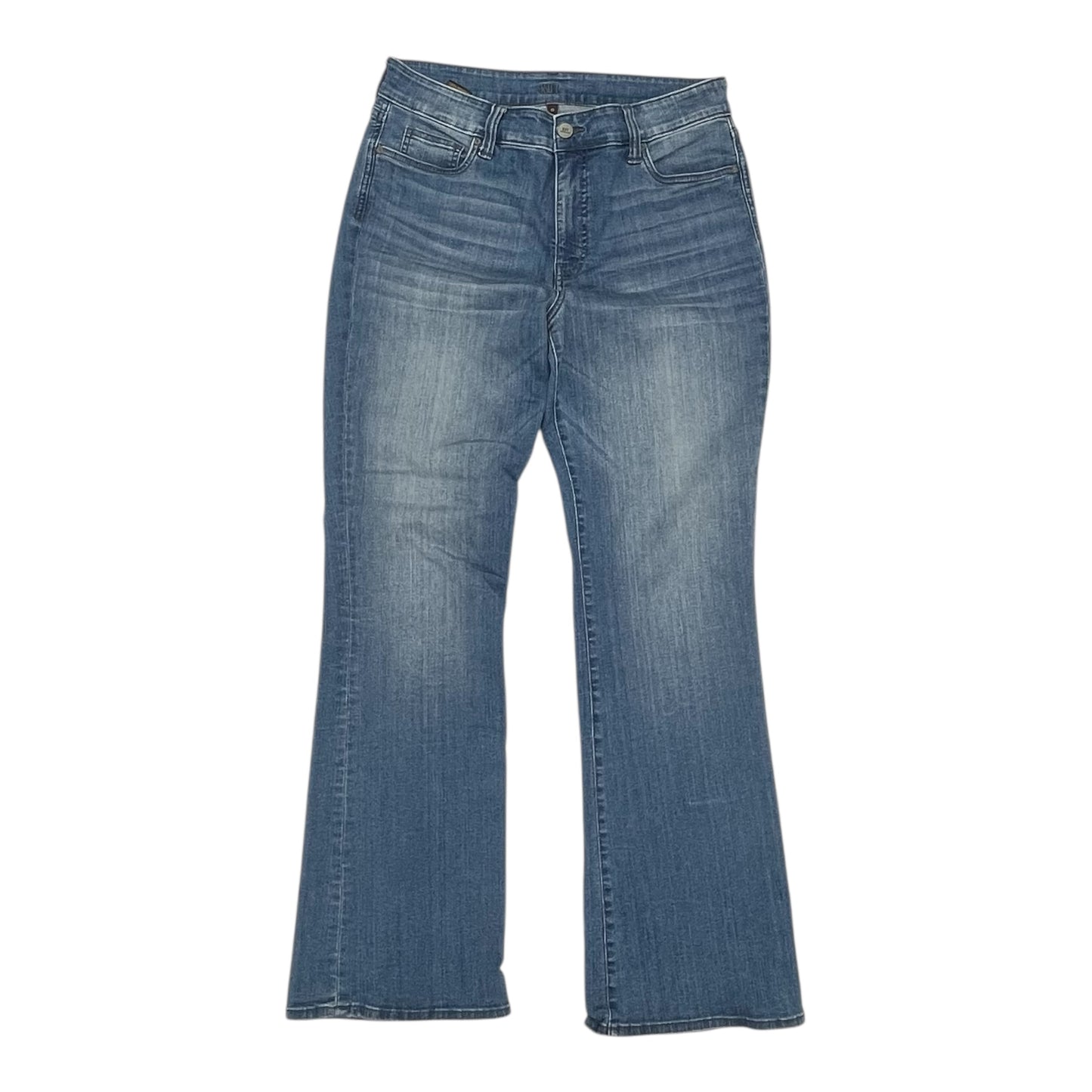 Jeans Straight By Kut In Blue Denim, Size:12