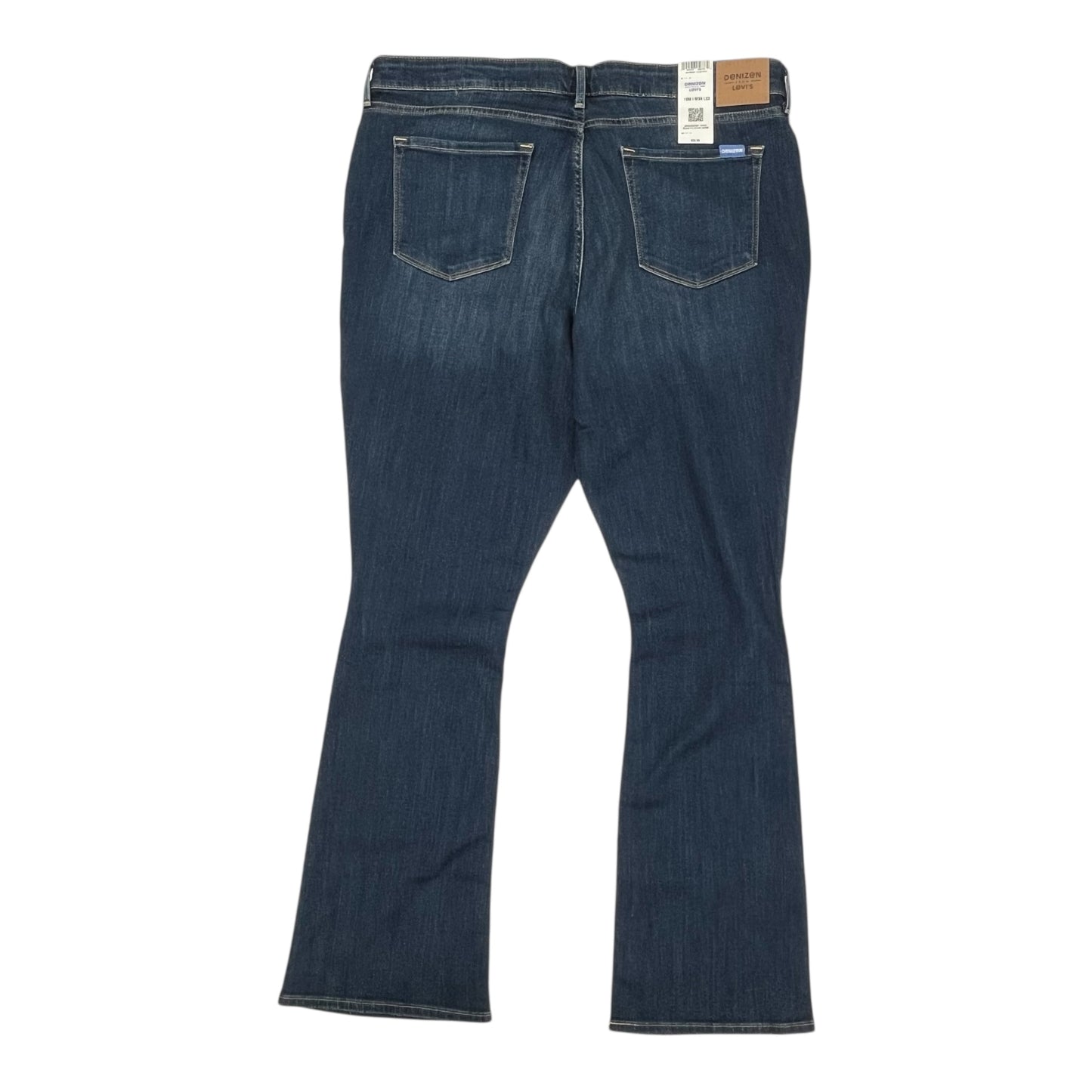 Jeans Boot Cut By Denizen By Levis In Blue Denim, Size:18