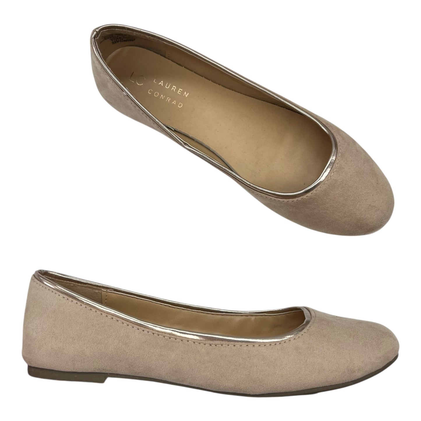 Shoes Flats By Lc Lauren Conrad In Tan, Size:7.5