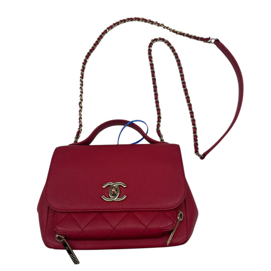 Crossbody Luxury Designer By Chanel In Red, Size:Small