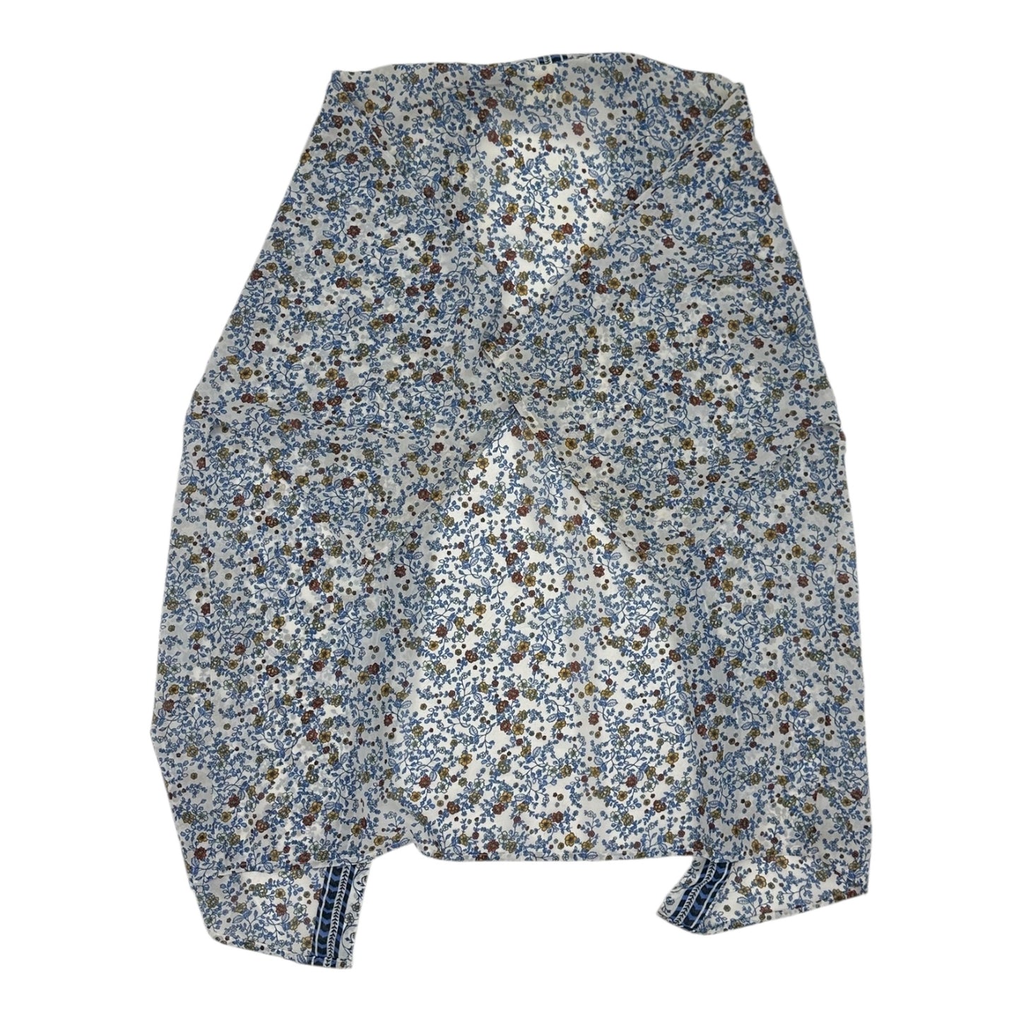 Kimono By Japna In Blue & White, Size:L