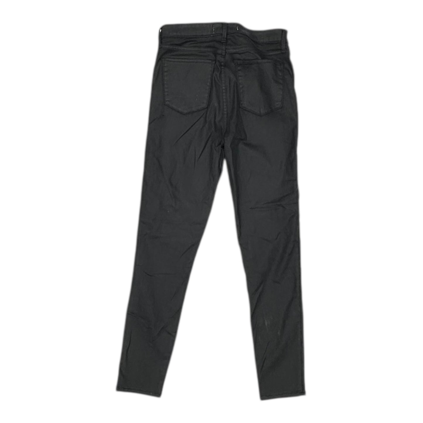 Jeans Cropped By 7 For All Mankind In Black Denim, Size:4