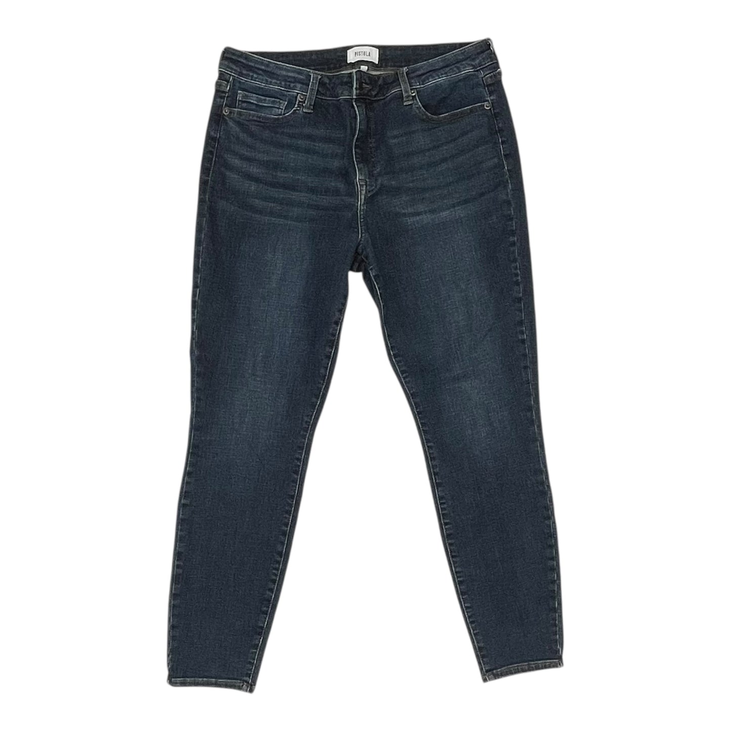 Jeans Skinny By Pistola In Blue Denim, Size:16