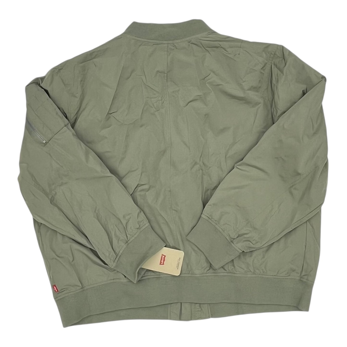 Jacket Puffer & Quilted By Levis In Green, Size:4X
