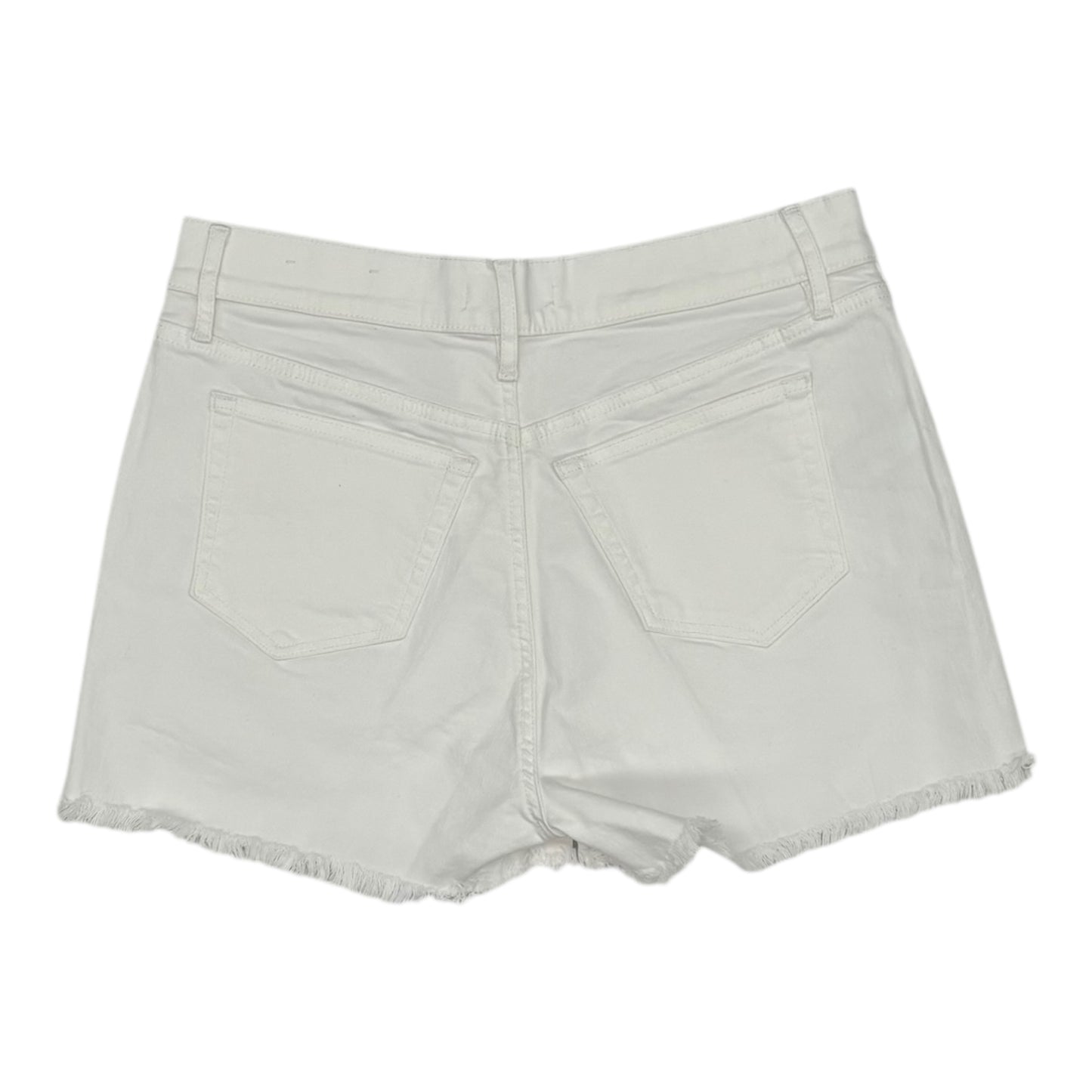Shorts By Loft In White Denim, Size:2P