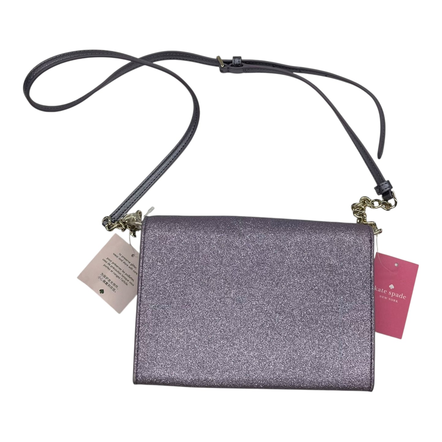 Crossbody Designer By Kate Spade In Purple, Size:Small