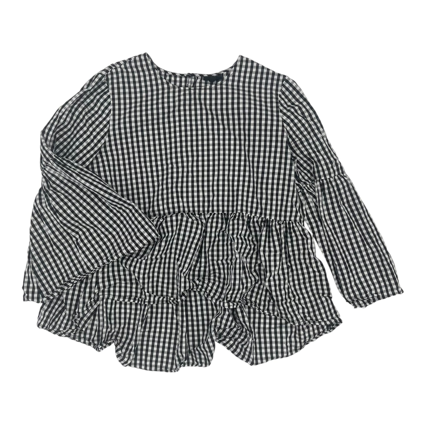 Top Ls By Who What Wear In Black & White, Size:Xl