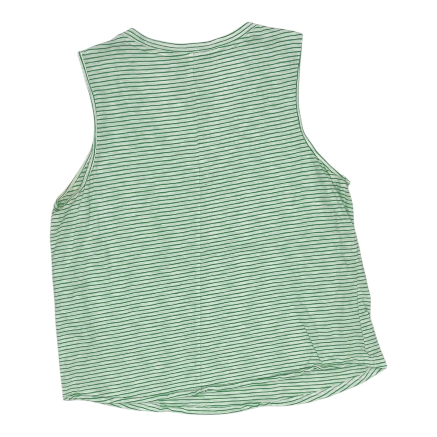 Tank Top By Sonoma In Green & White, Size:L