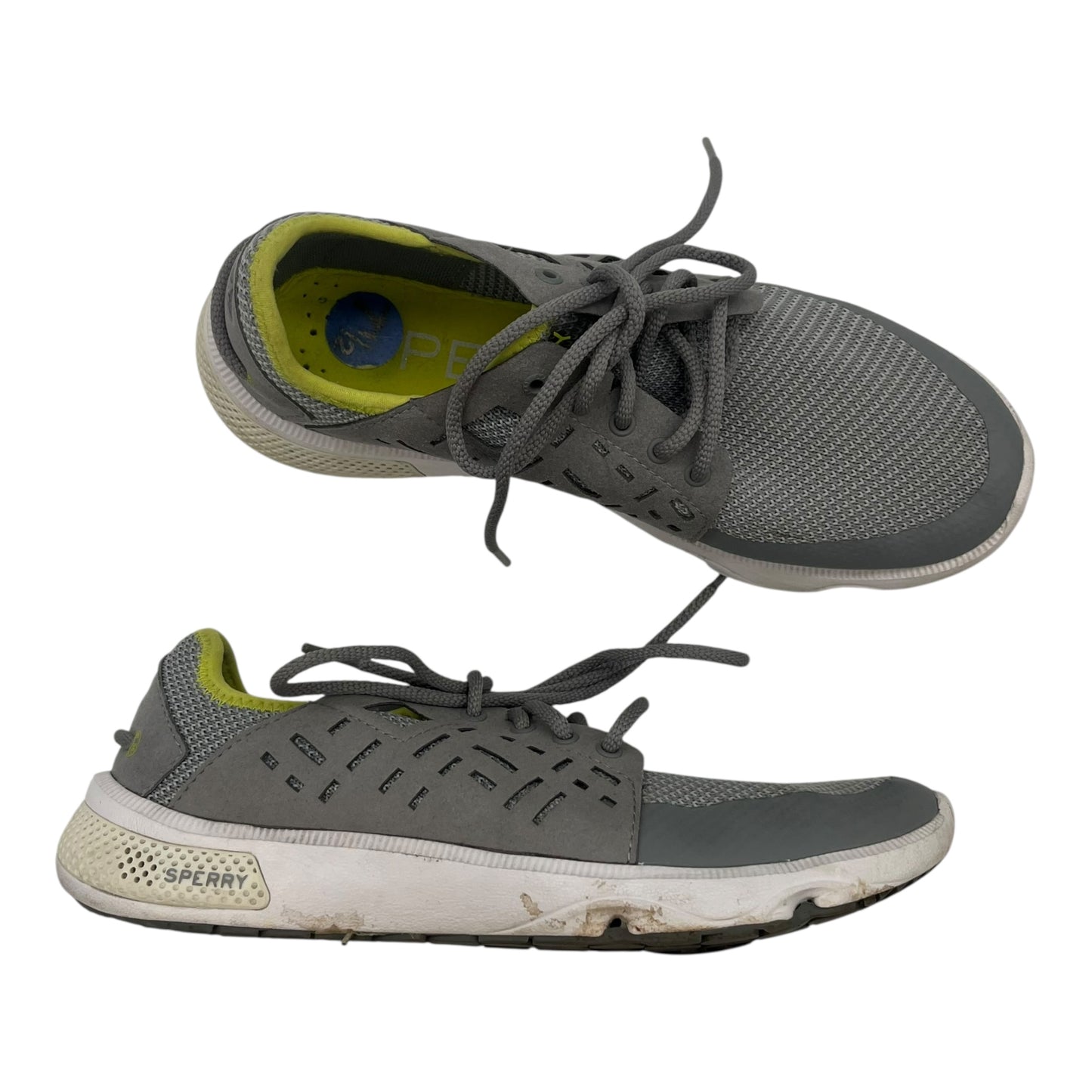Shoes Athletic By Sperry In Grey, Size:7.5