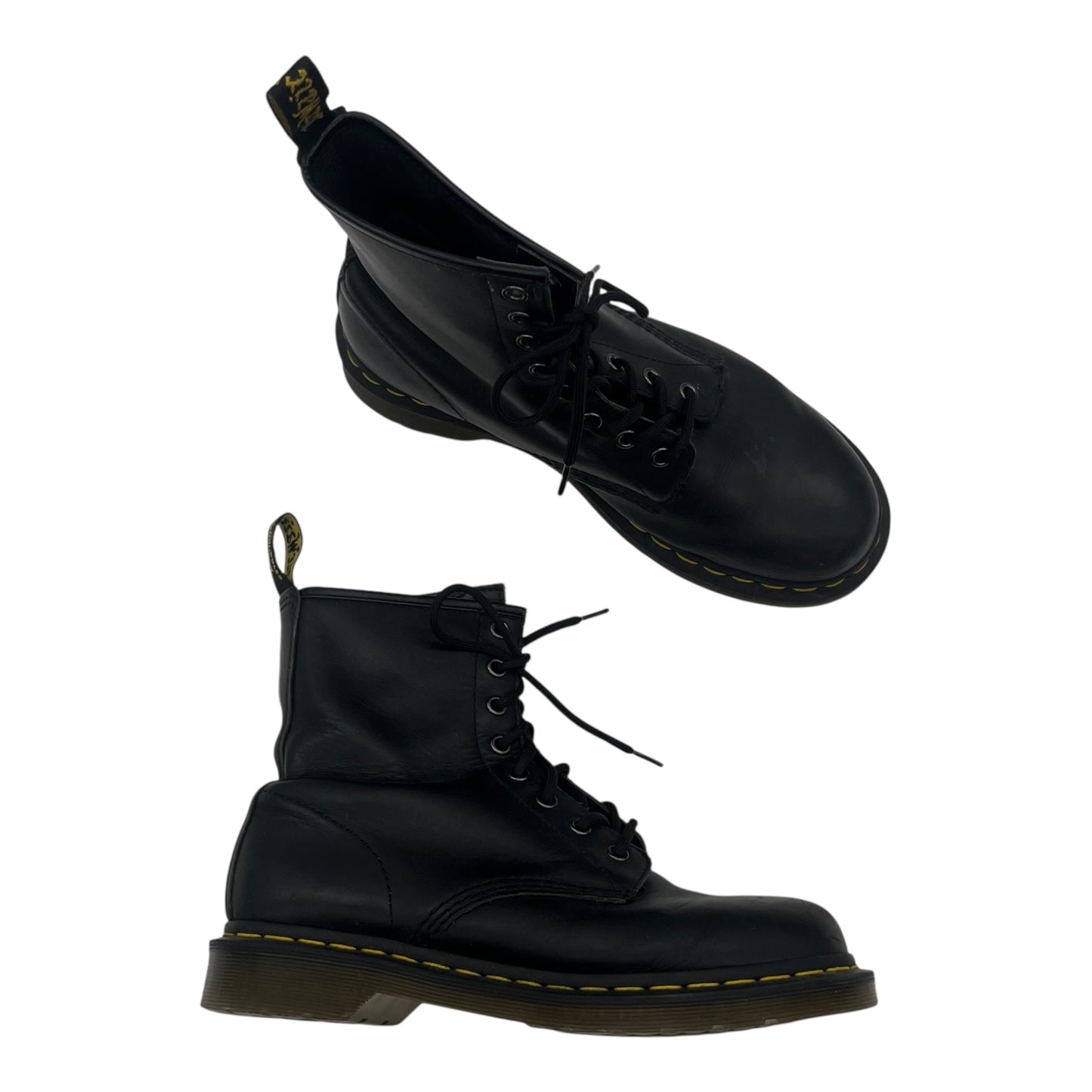 Boots Combat By Dr Martens In Black, Size:9
