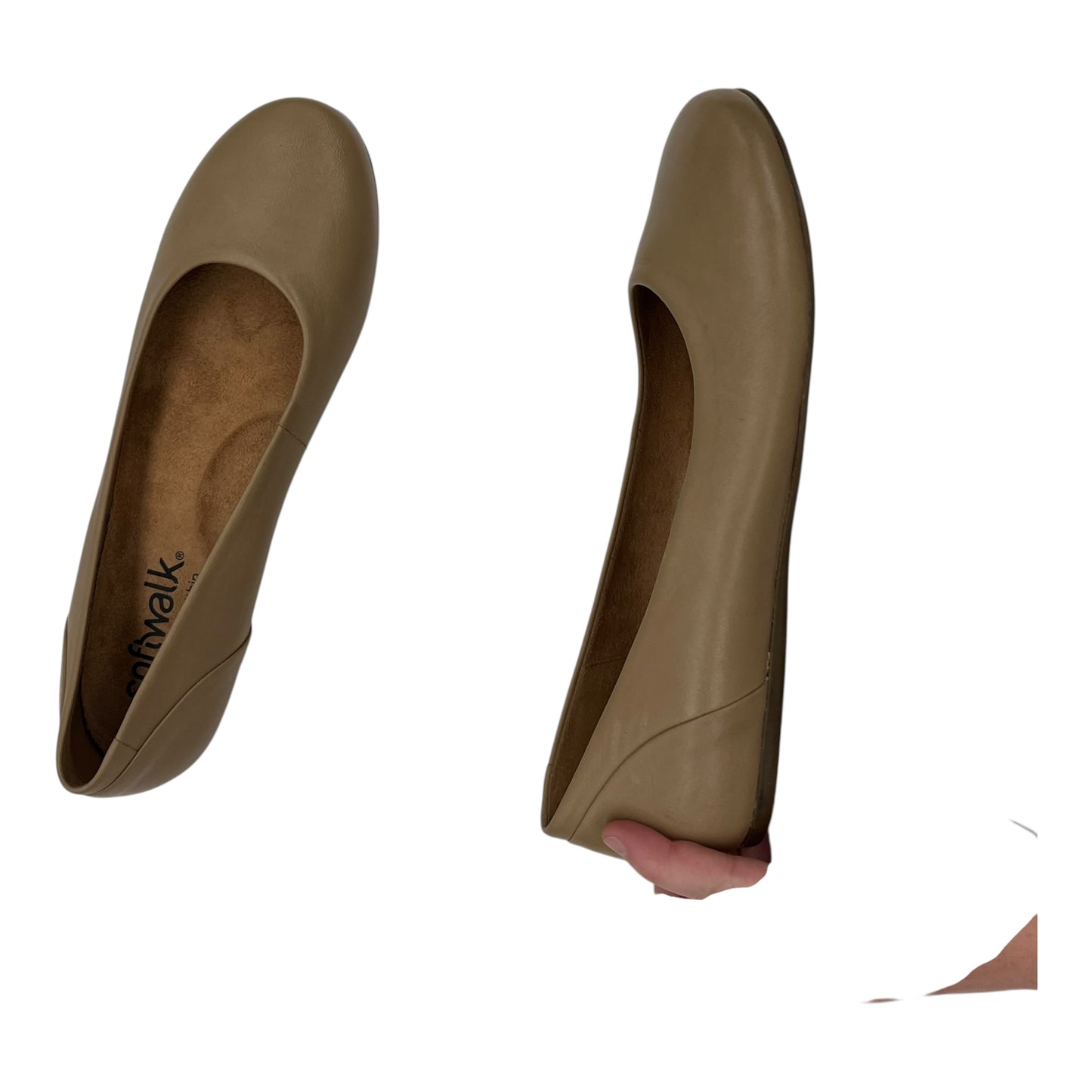 Shoes Flats By Clothes Mentor In Brown, Size:9