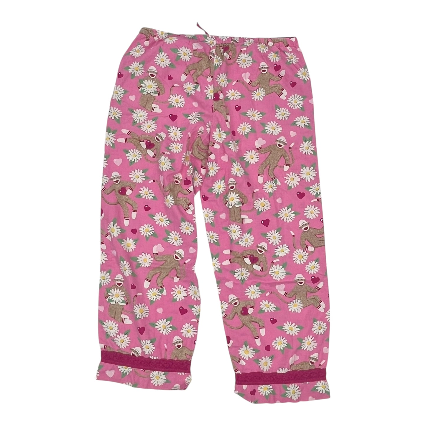 Pajama Pants By Clothes Mentor In Pink, Size:Xl