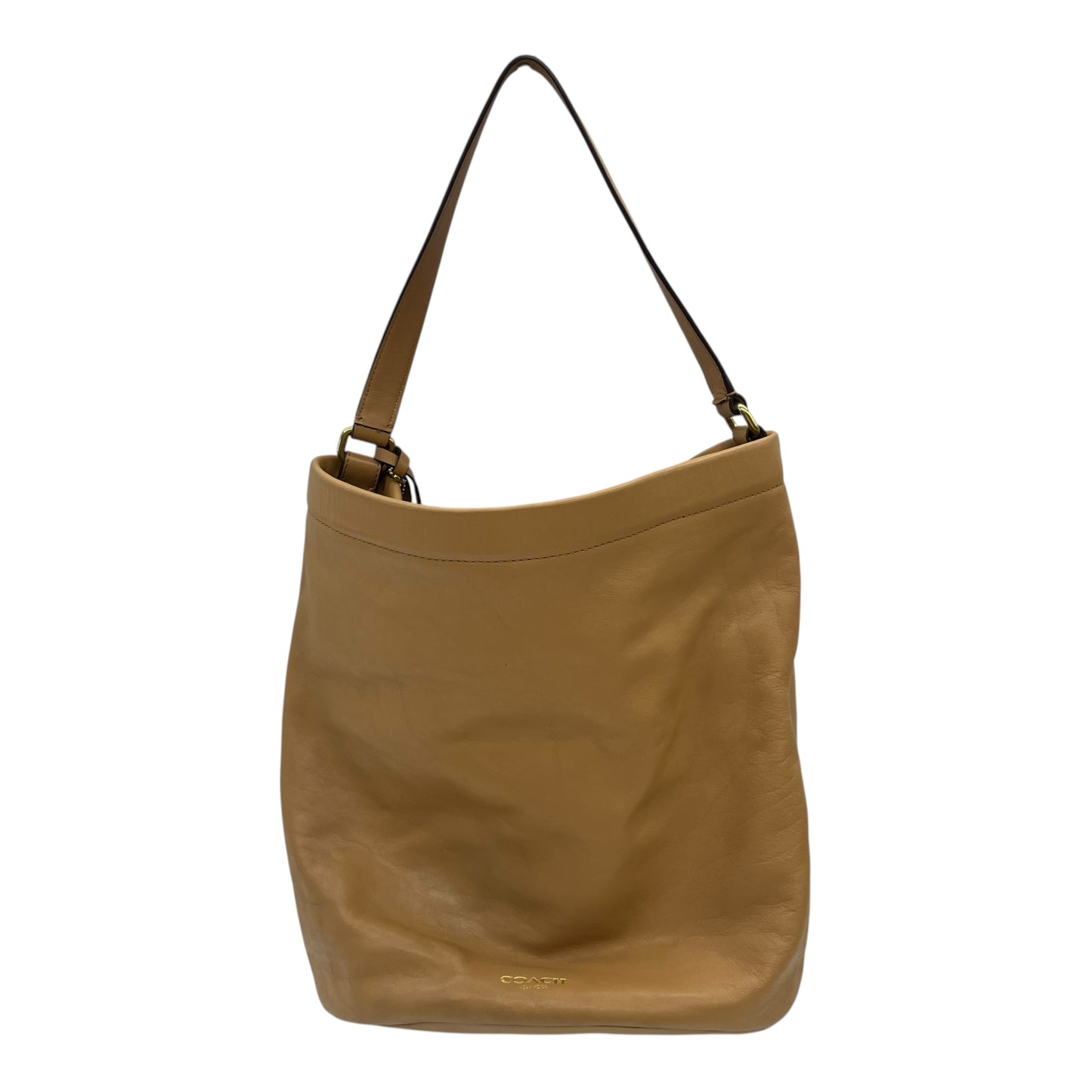 Handbag Designer By Coach In Brown, Size:Large