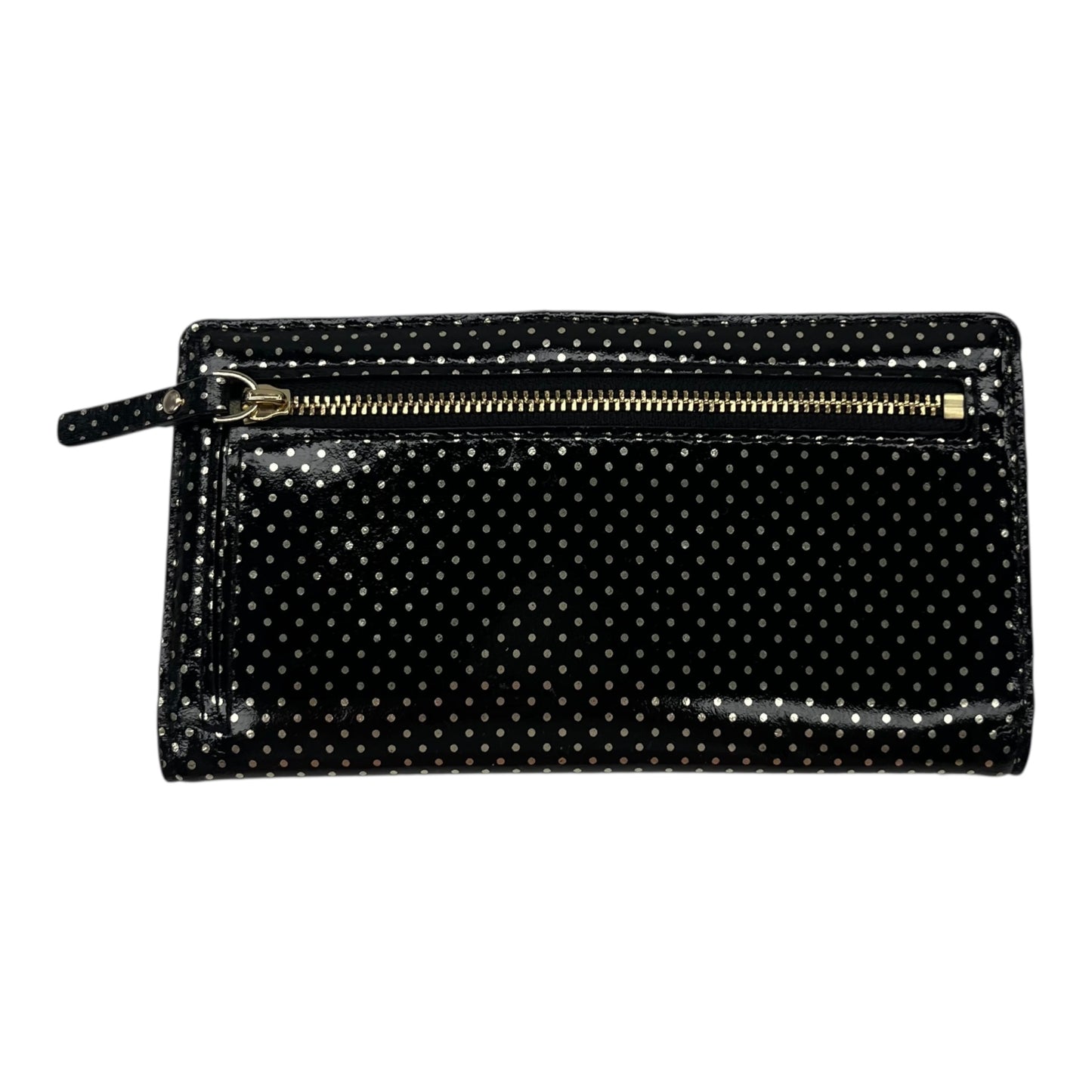 Wallet Designer By Kate Spade In Black & Gold, Size:Medium