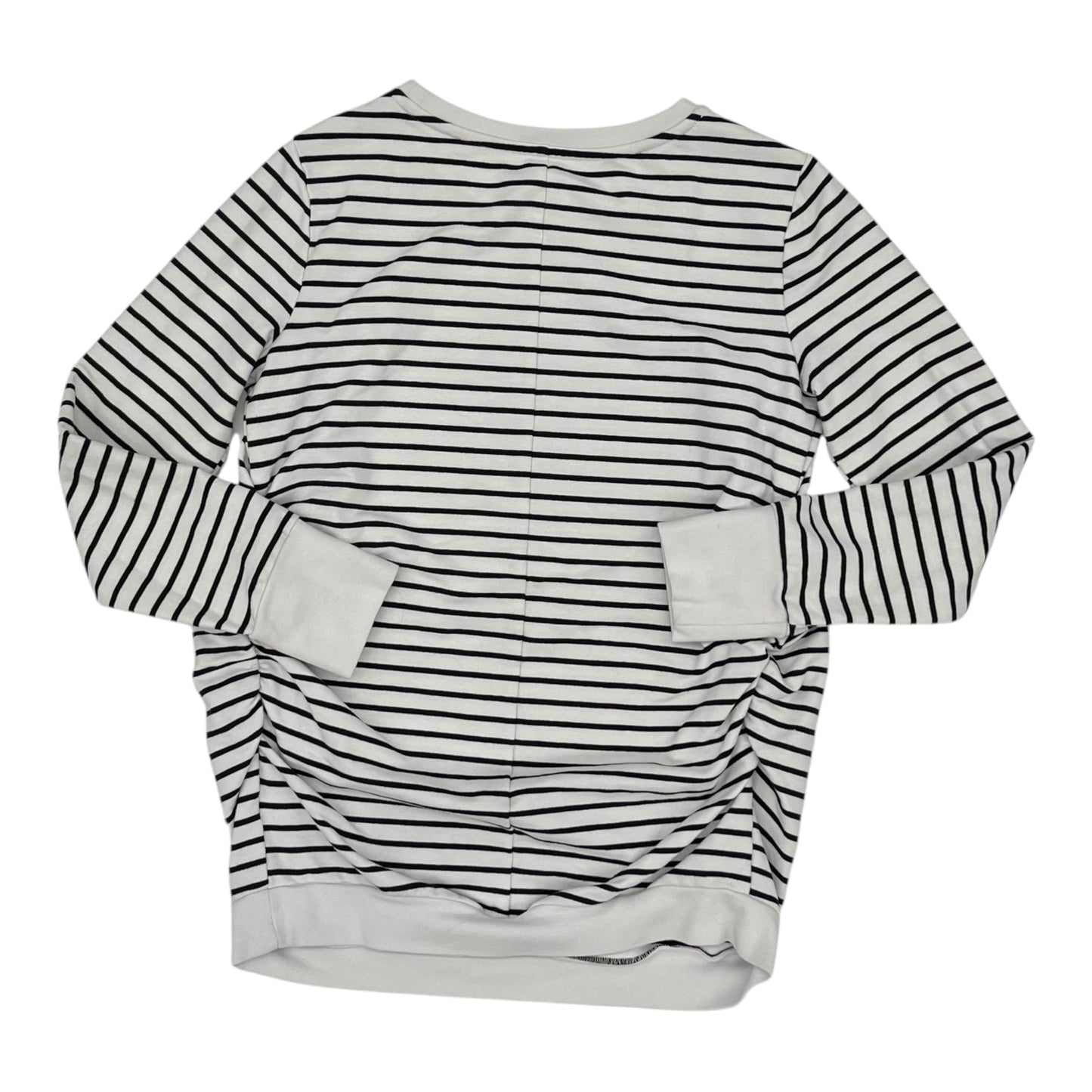 Mat Top Ls By Isabel Maternity In Striped Pattern, Size:S