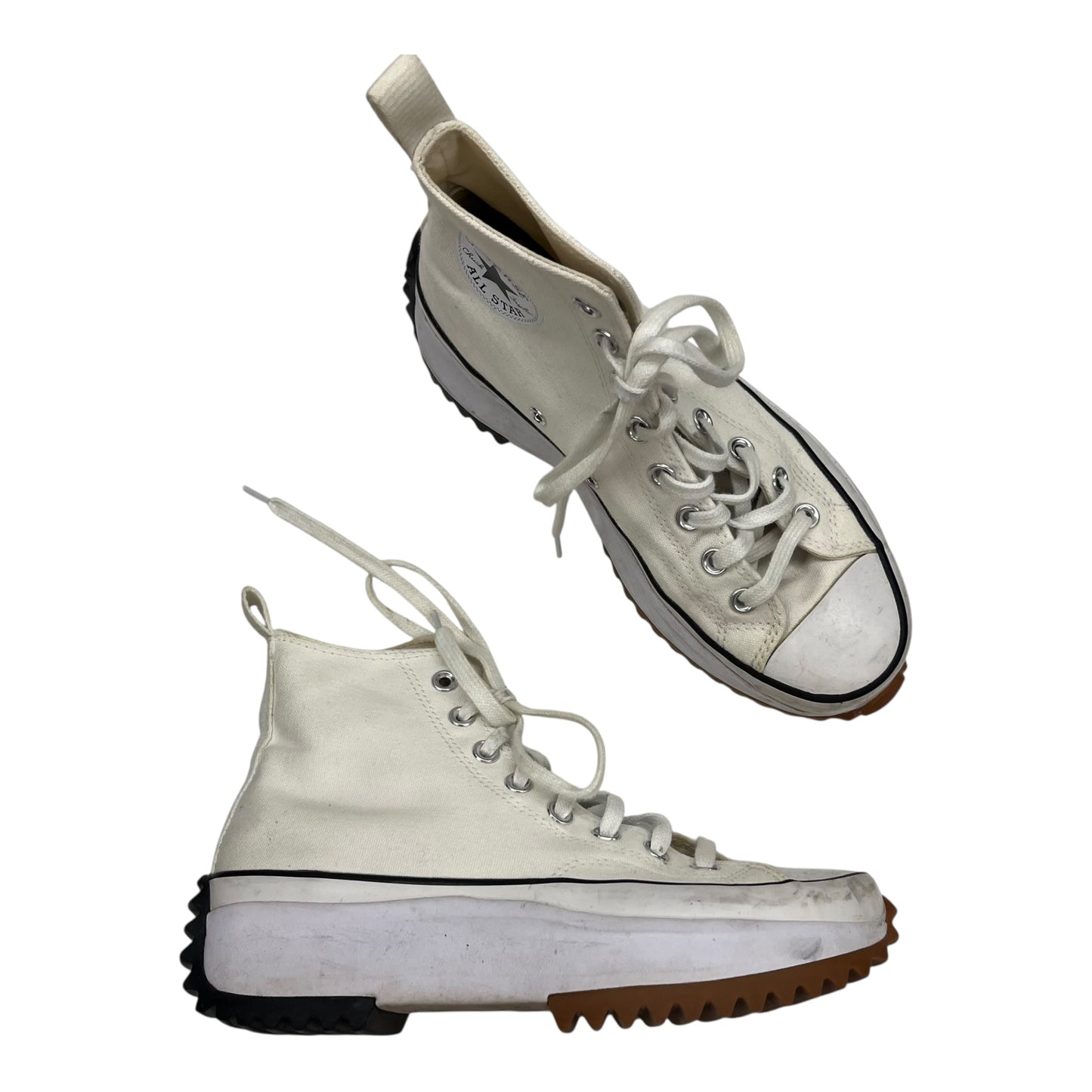 Shoes Sneakers Platform By Converse In Cream, Size:8.5