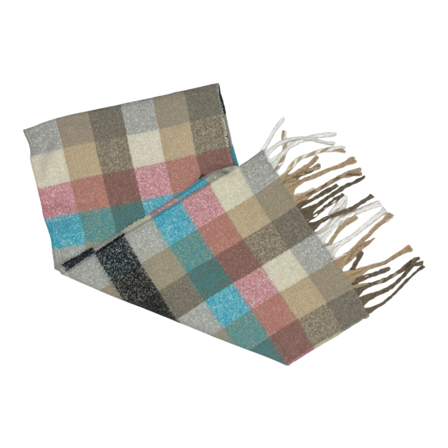 Scarf Winter By Clothes Mentor In Plaid Pattern