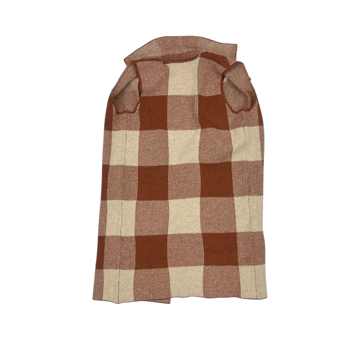 Sweater Cardigan By Maurices In Orange & Tan, Size:Xs