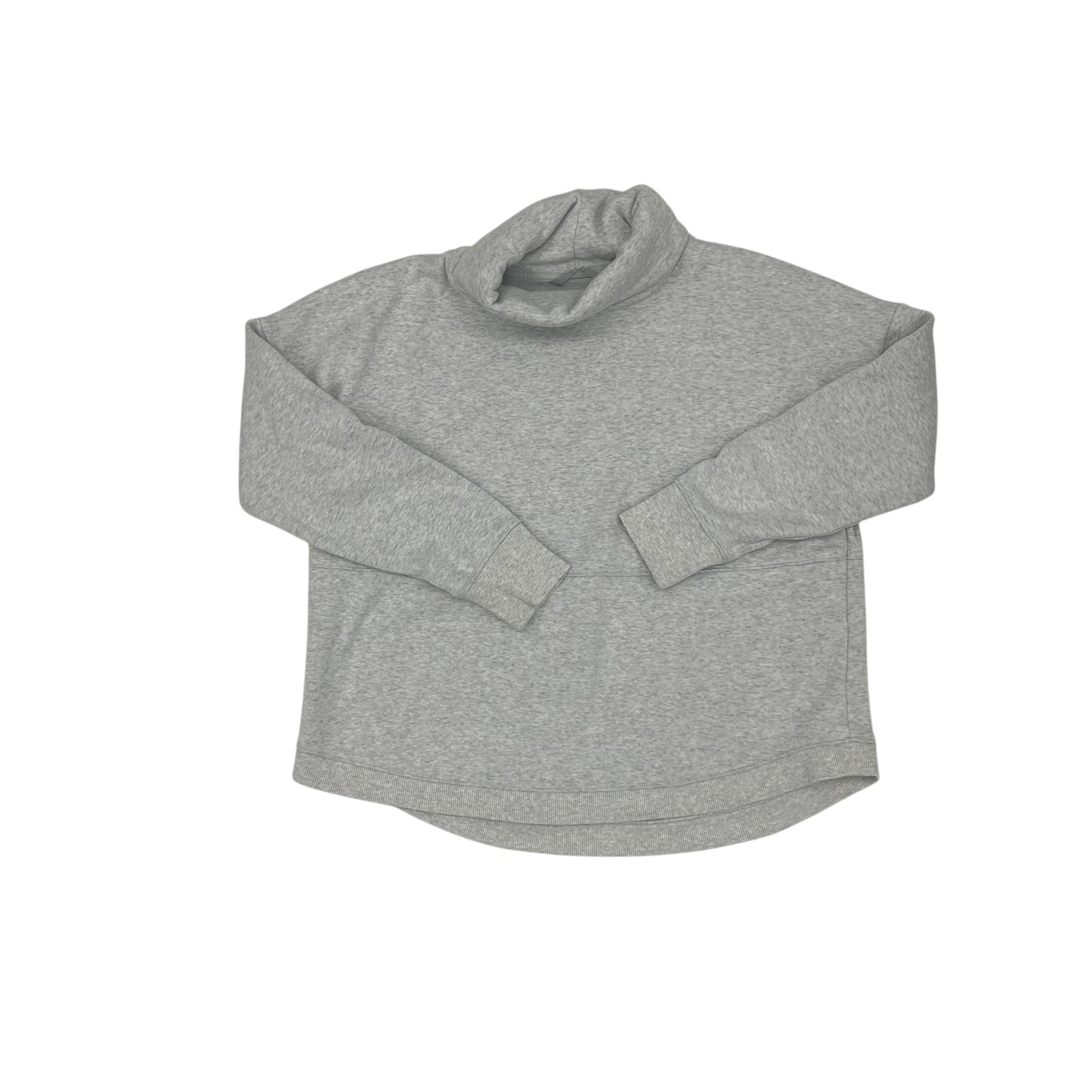 Athletic Sweatshirt Collar By Athleta In Grey, Size:M