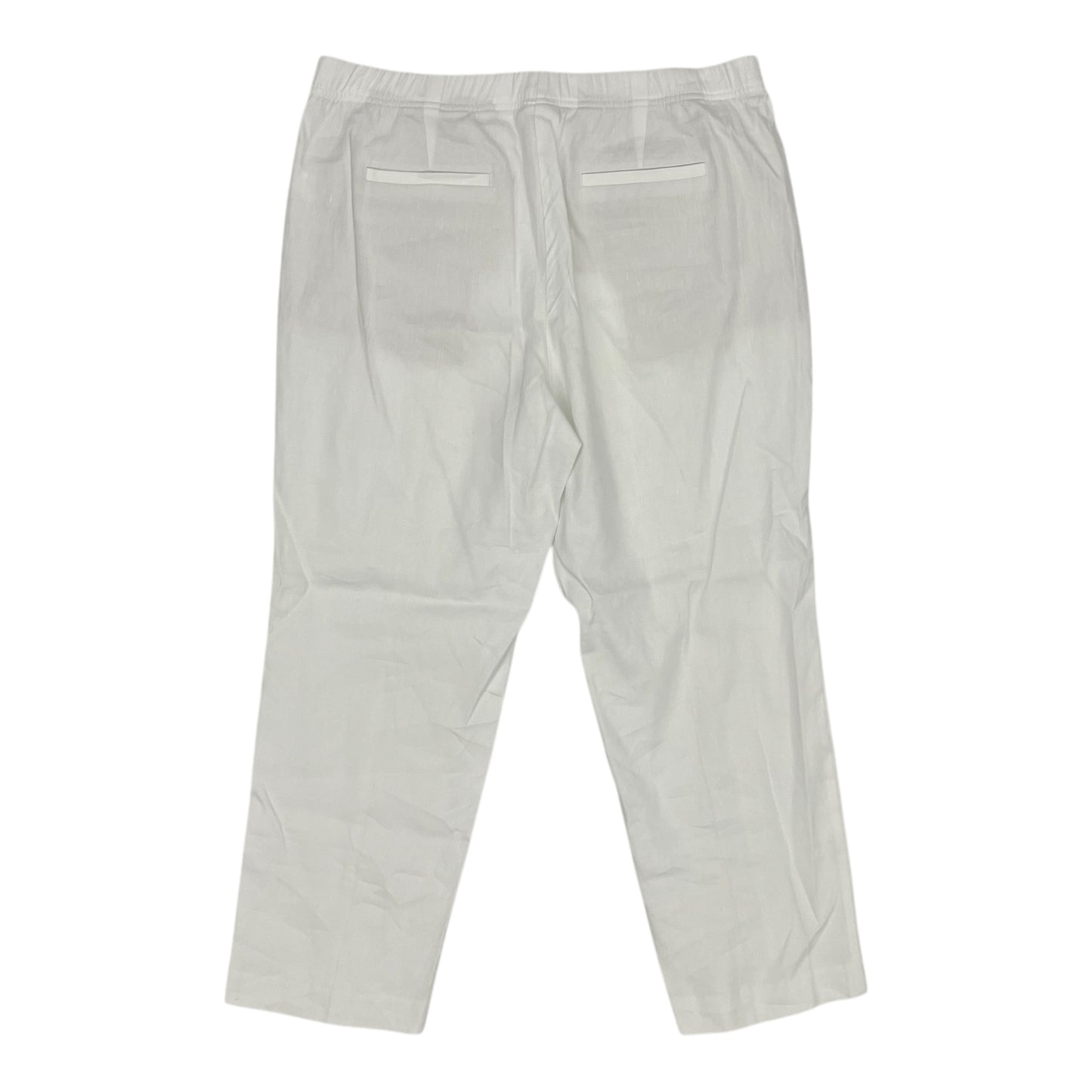 Pants Linen By J. Jill In White, Size:L