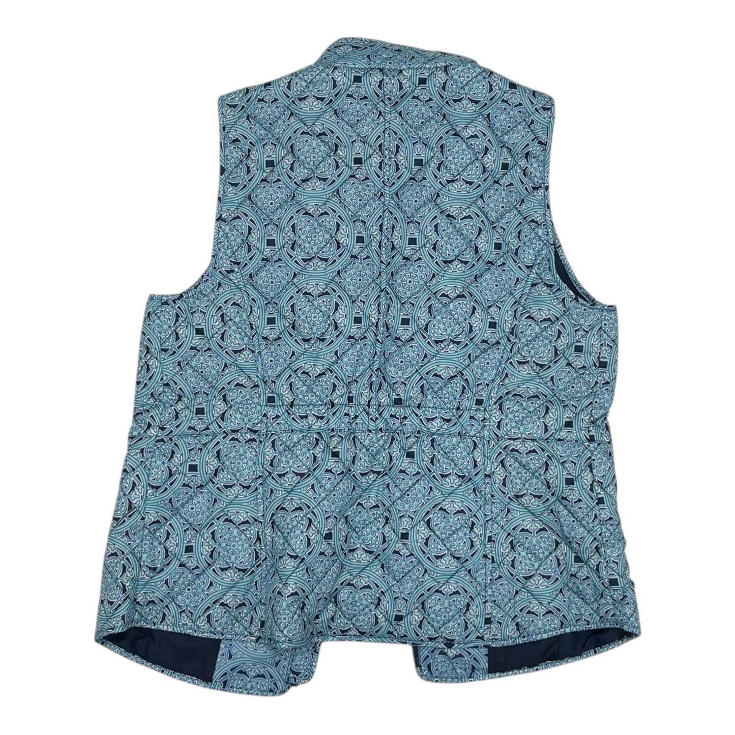 Vest Puffer & Quilted By Talbots In Blue, Size:L