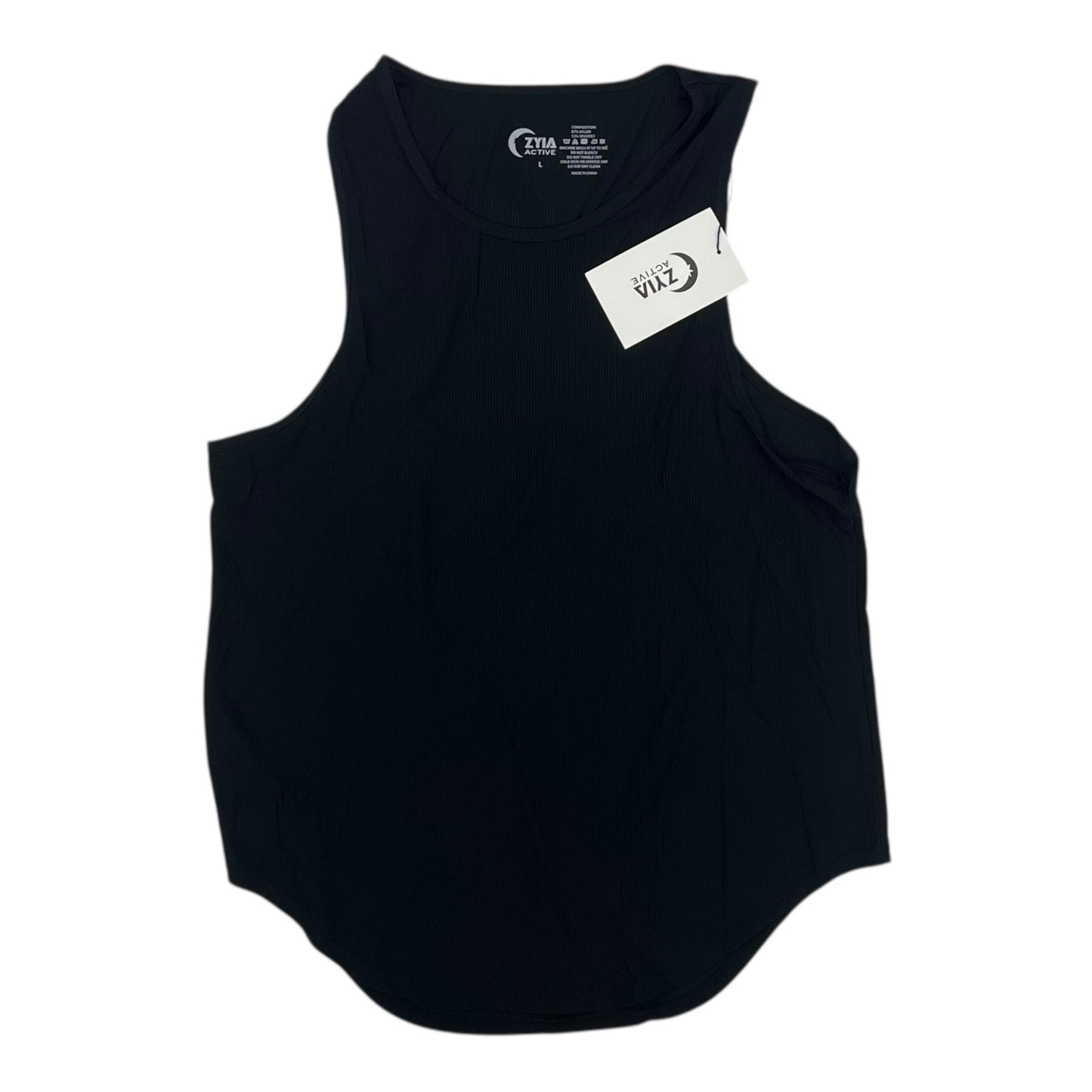 Athletic Tank Top By Zyia In Black, Size:L