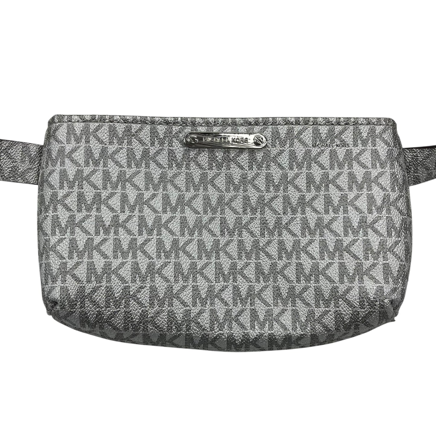 Belt Bag Designer By Michael Kors In Silver, Size:Medium