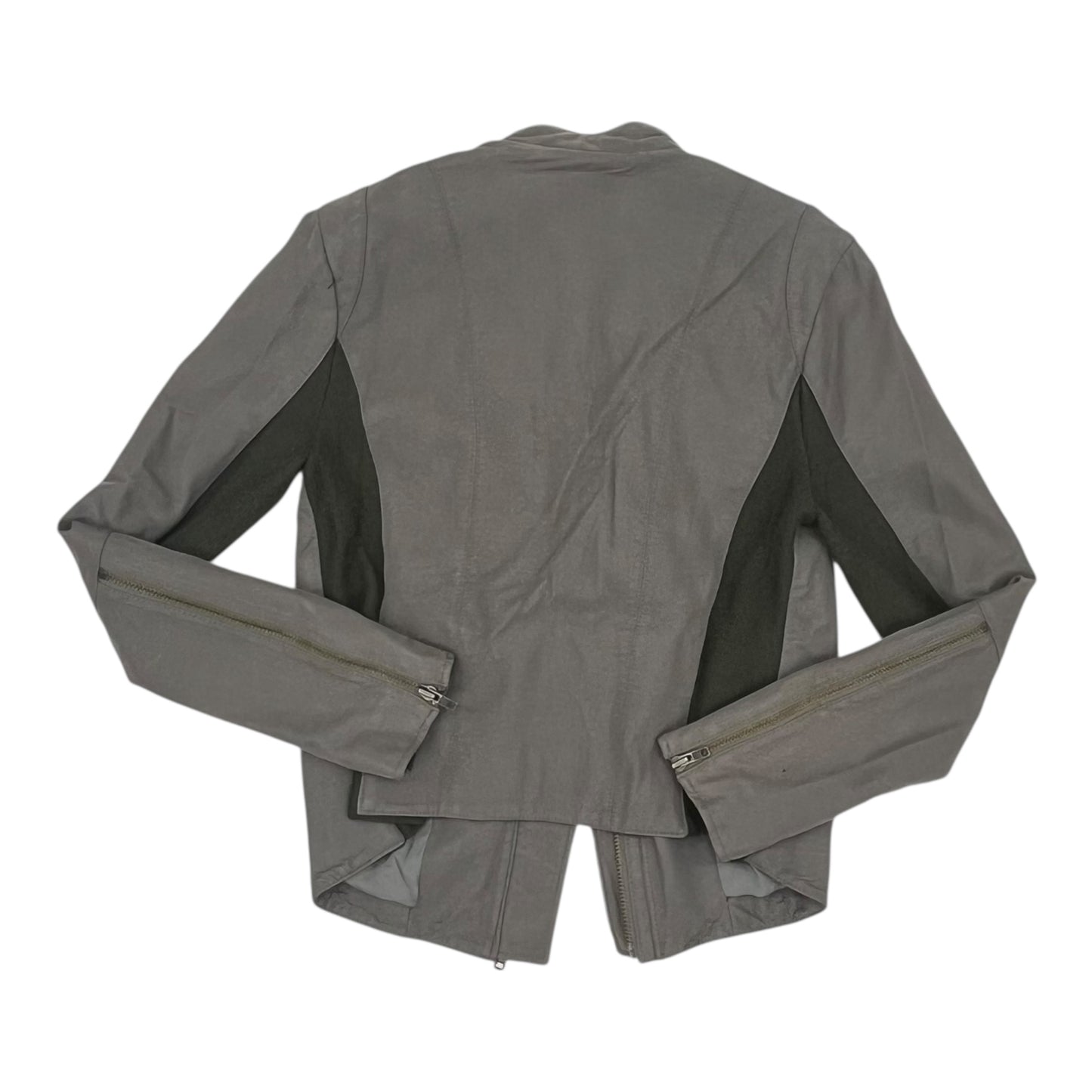 Jacket Moto By Free People In Grey, Size:L
