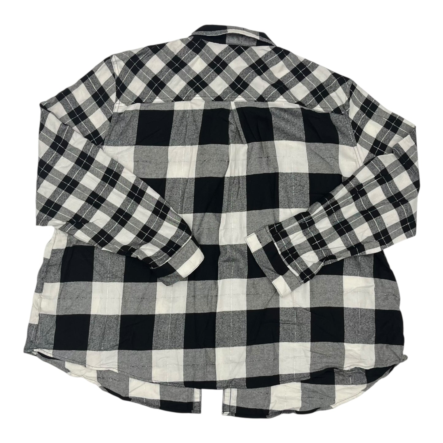 Top Ls By Maurices In Black & White, Size:3X