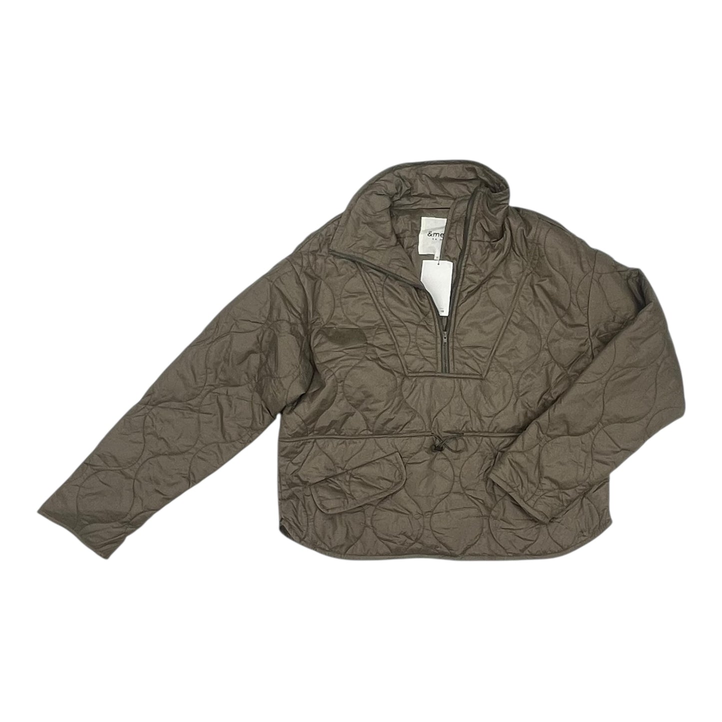 Jacket Puffer & Quilted By &Merci In Green, Size:M