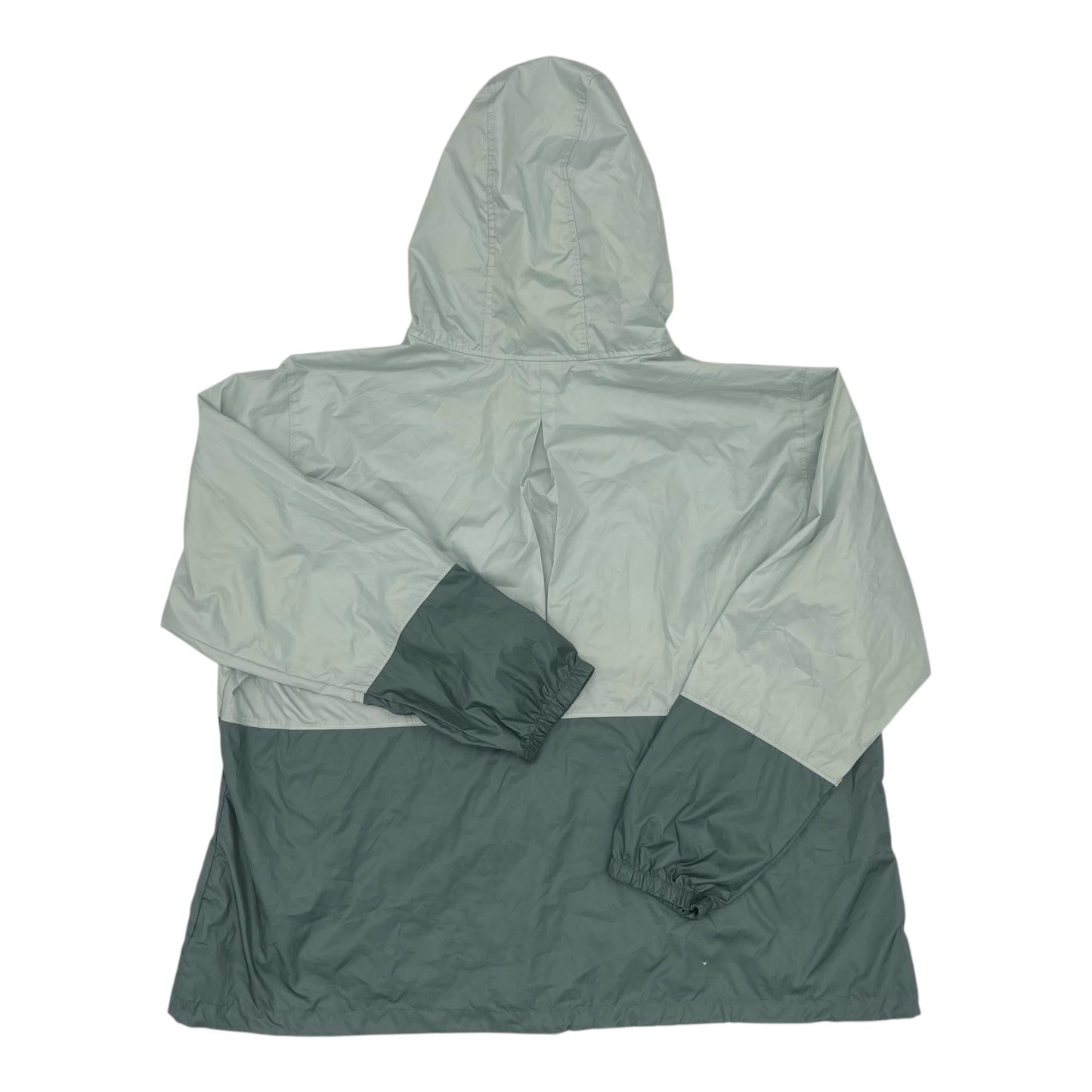 Jacket Windbreaker By Columbia In Green, Size:3X