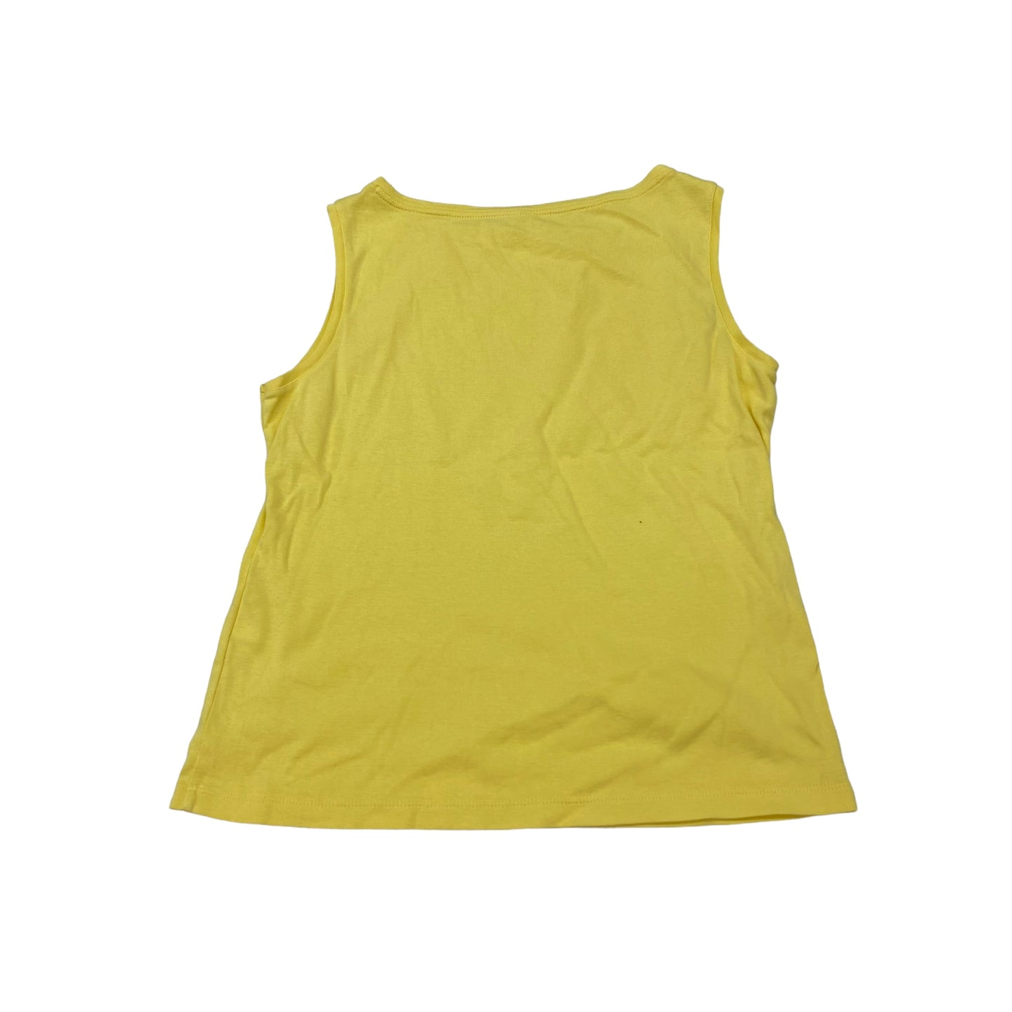 YELLOW TOP SLEEVELESS by TALBOTS Size:PETITE S