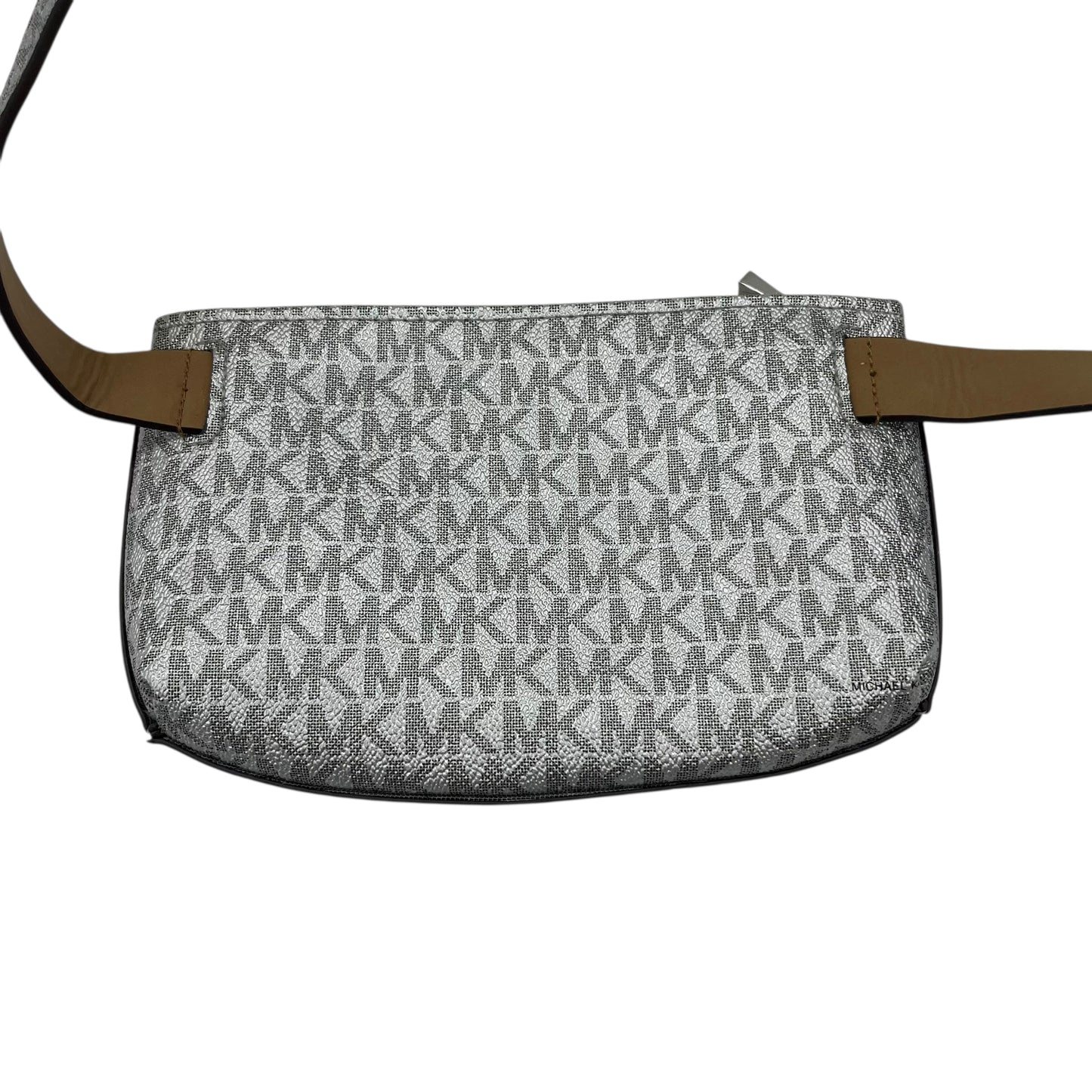 Belt Bag Designer By Michael Kors In Silver, Size:Medium