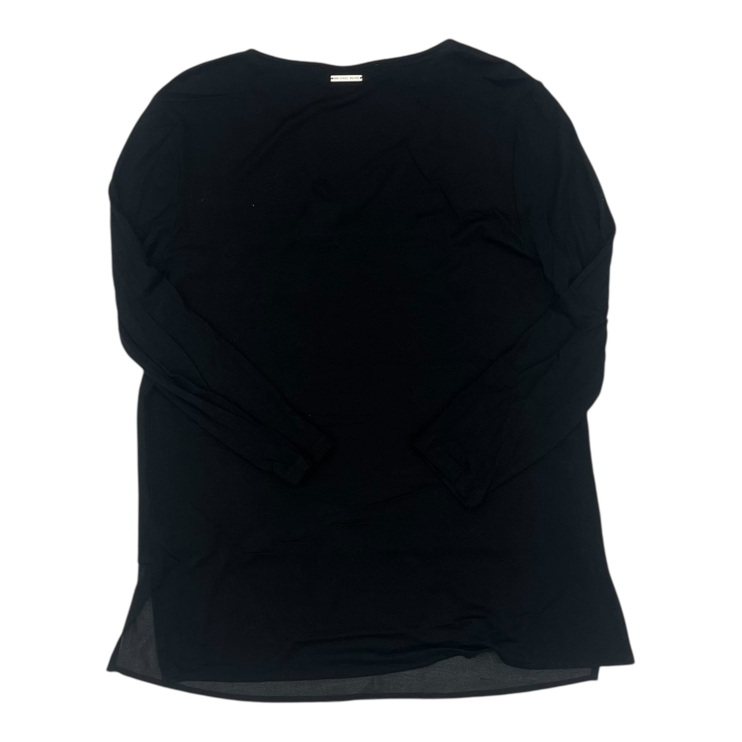 Blouse Designer Ls By Michael Kors In Black, Size:S