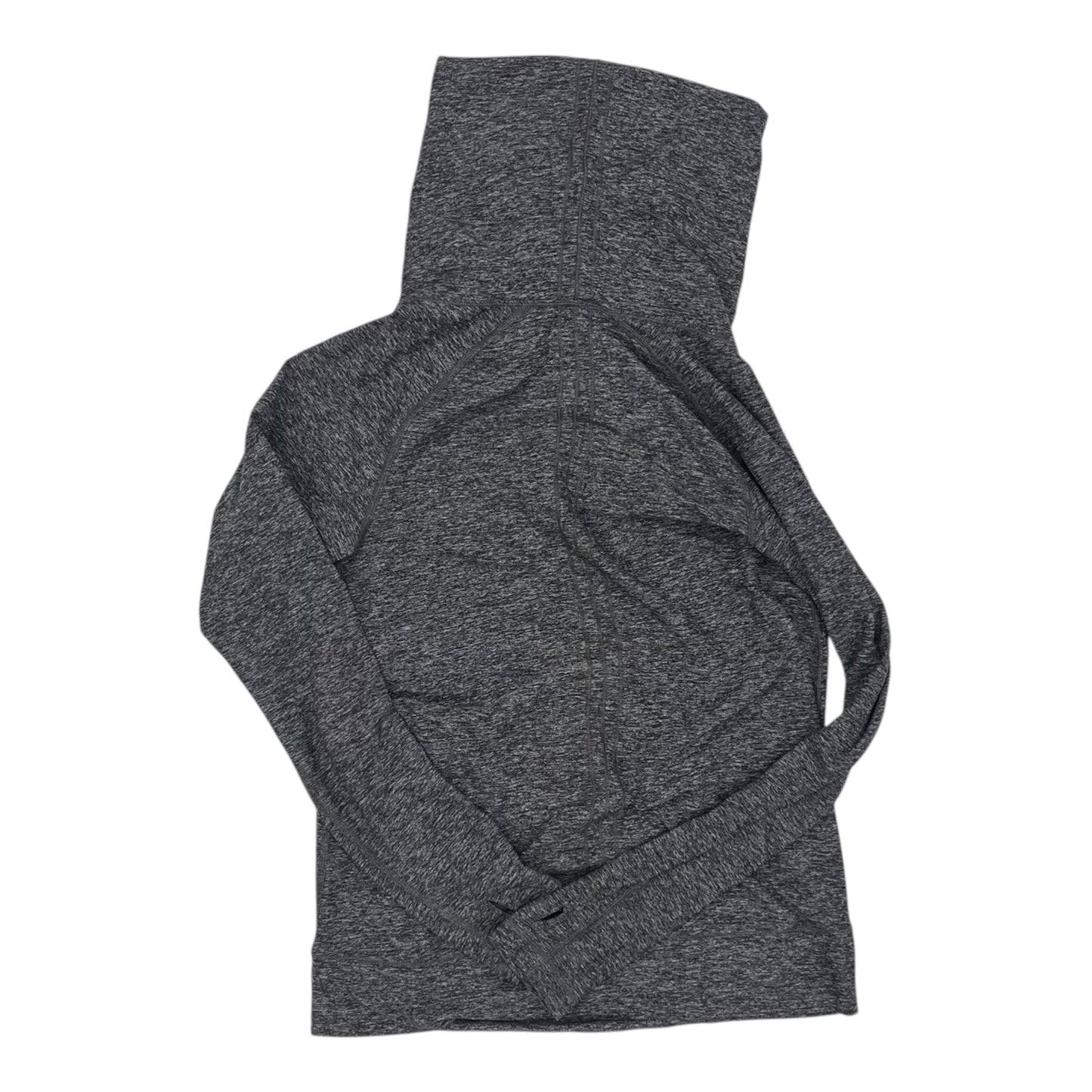 Athletic Top Ls Collar By Lululemon In Grey, Size:S