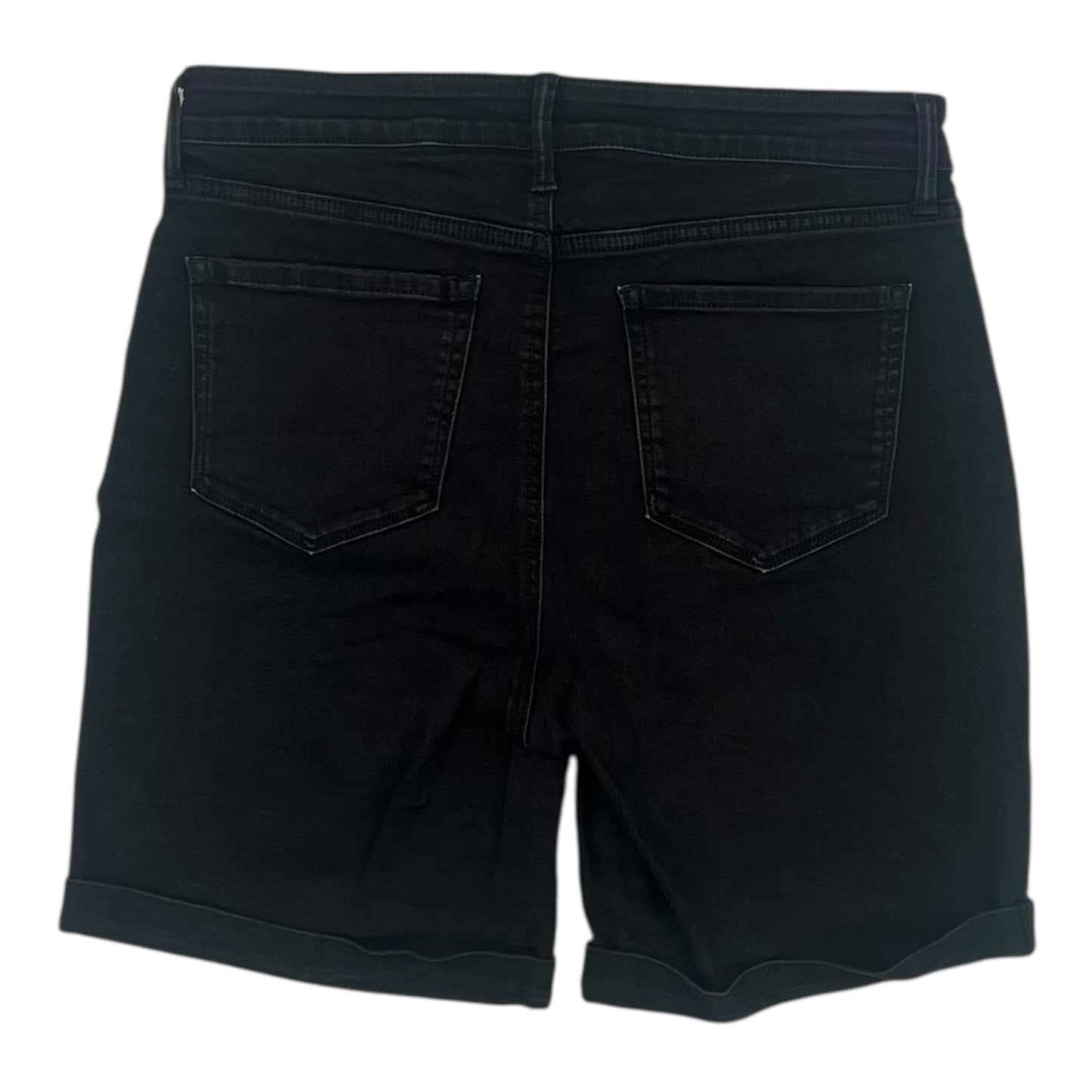 Shorts By Nine West In Black Denim, Size:8