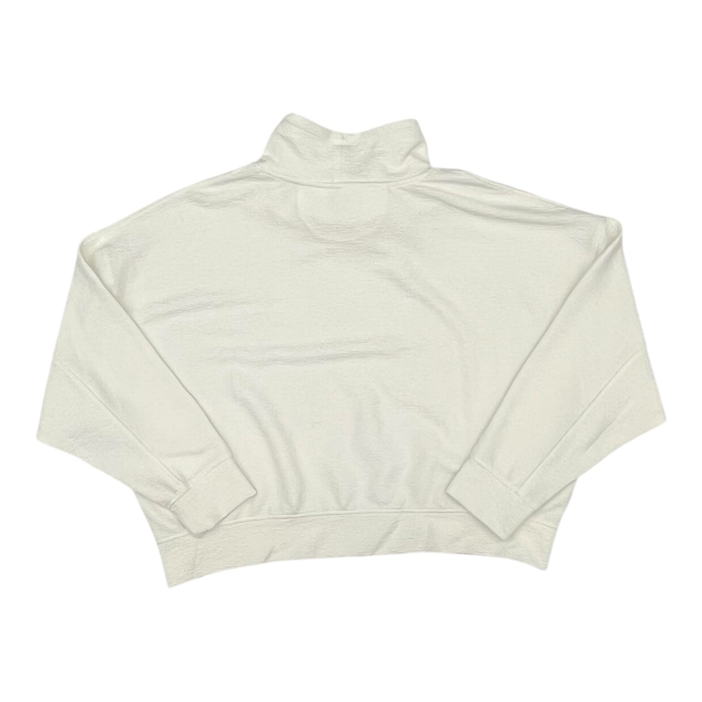 Athletic Sweatshirt Collar By Danskin In White, Size:Xl