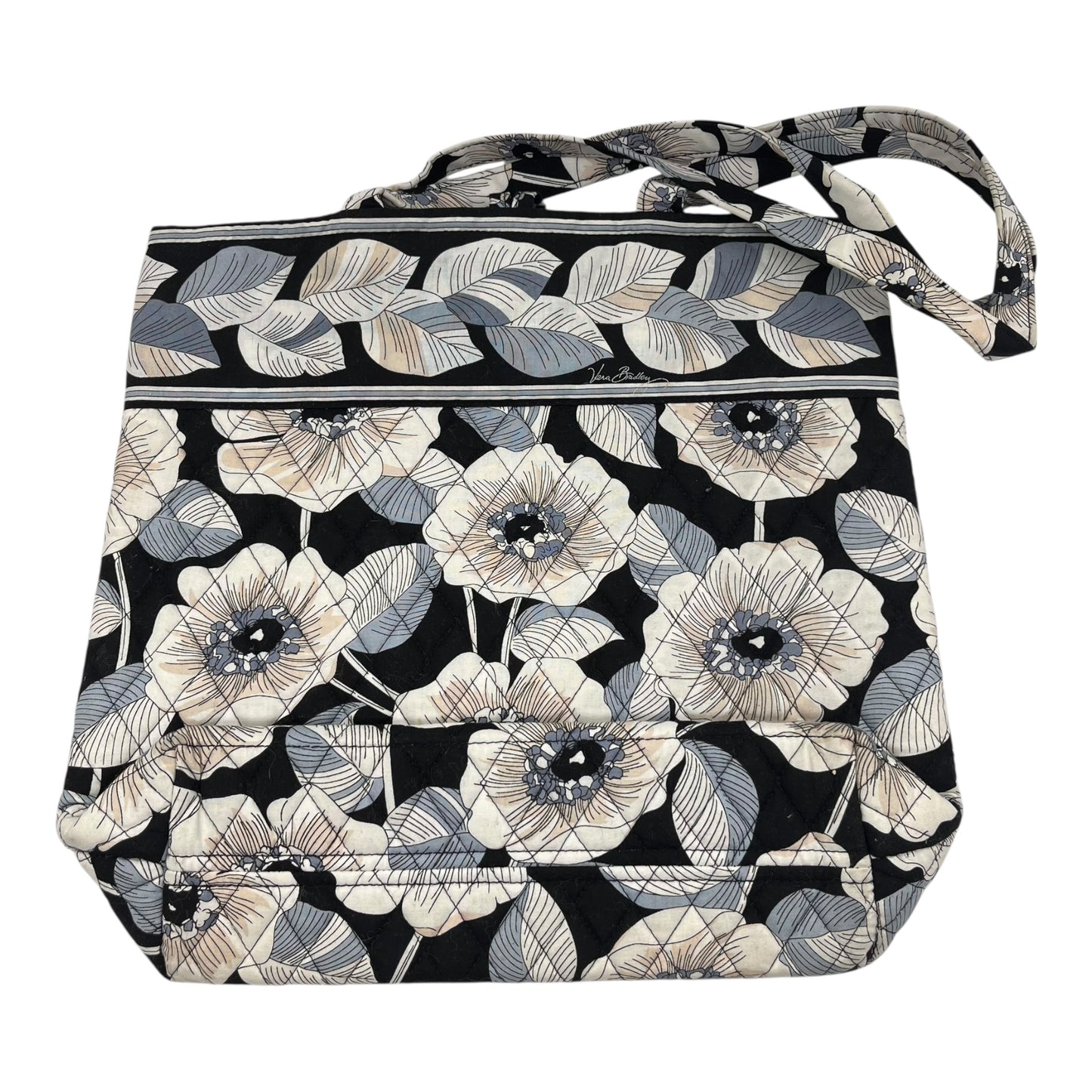 Tote By Vera Bradley In Black & White, Size:Medium