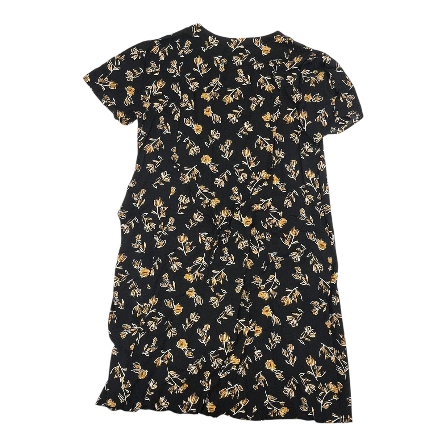 Dress Casual Maxi By J. Jill In Black & Gold, Size:4X
