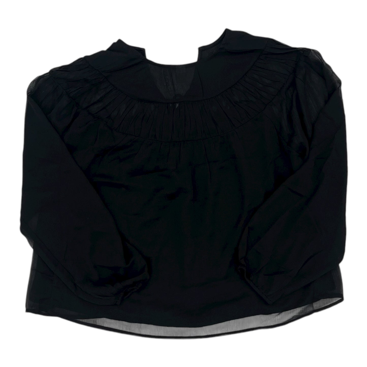 Blouse Ls By Old Navy In Black, Size:M