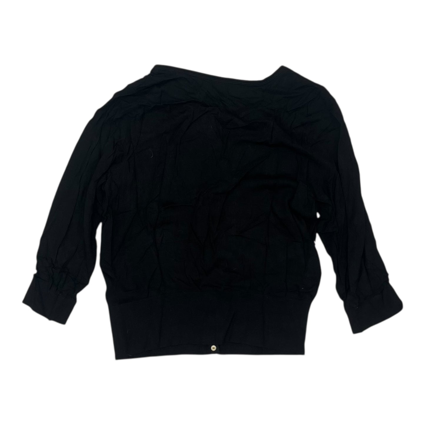 Cardigan By White House Black Market In Black, Size:1X