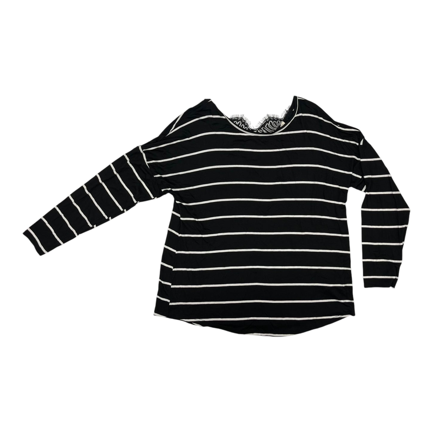 Top Ls By Lovely Melody In Striped Pattern, Size:M