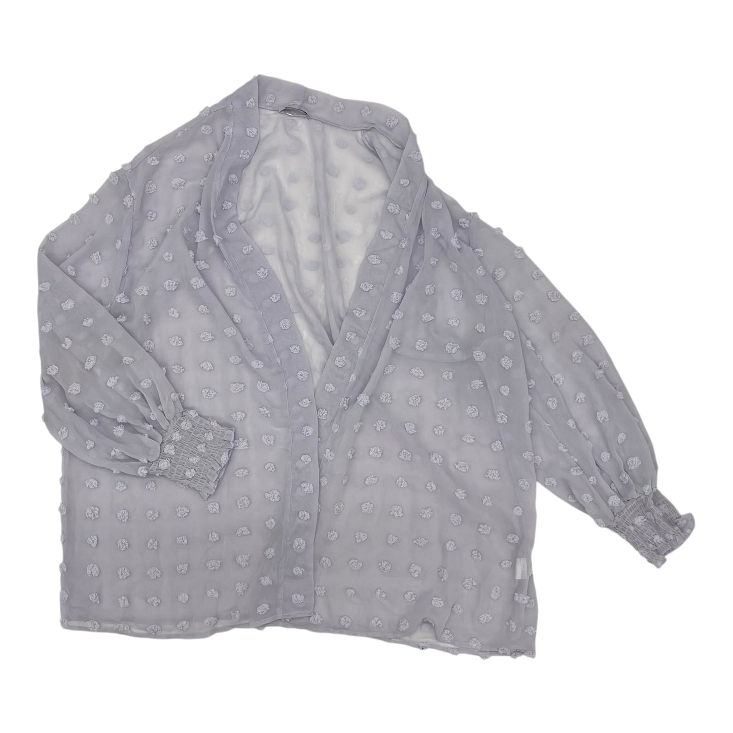 Kimono By Clothes Mentor In Purple, Size:Xl