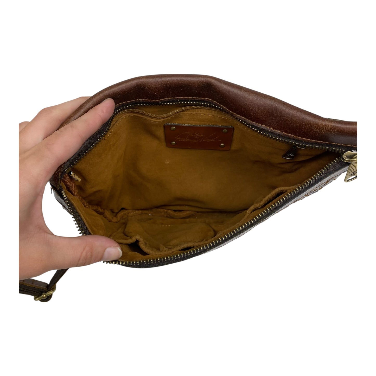 Belt Bag Designer By Patricia Nash In Brown, Size:Medium