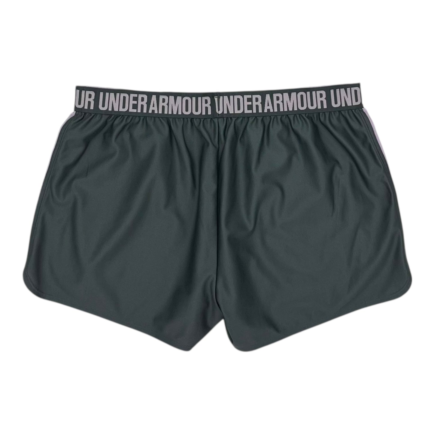 Athletic Shorts By Under Armour In Grey & Purple, Size:Xl