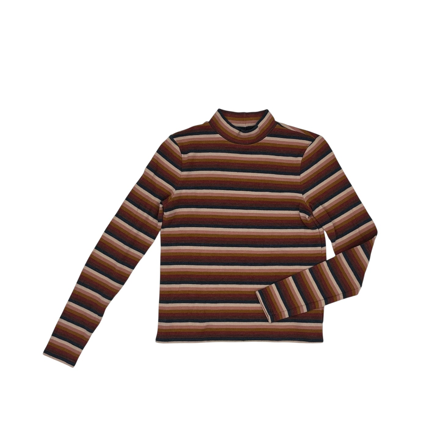 Top Ls Basic By American Eagle In Striped Pattern, Size:S