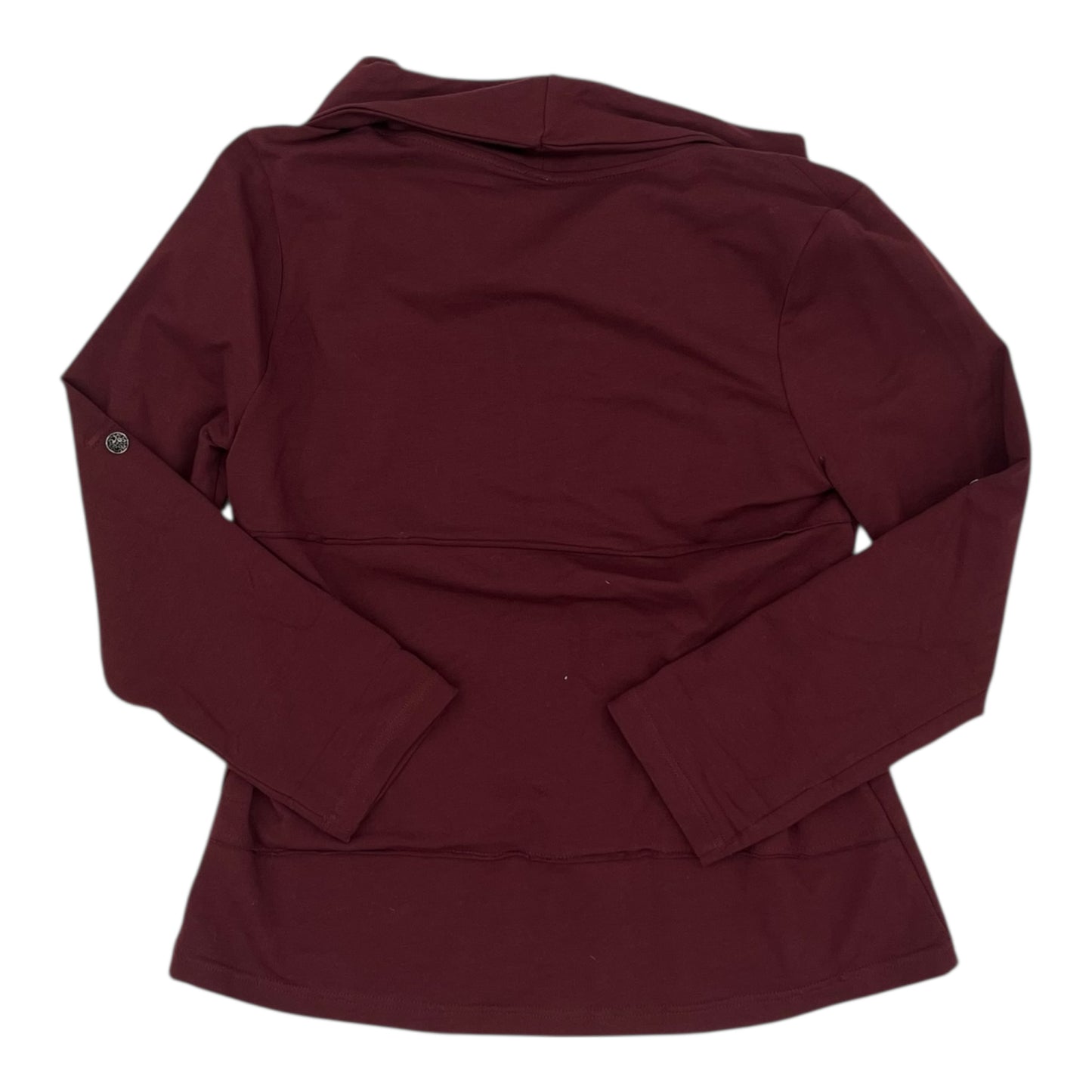 Top Ls By Lulu B In Maroon, Size:Xs