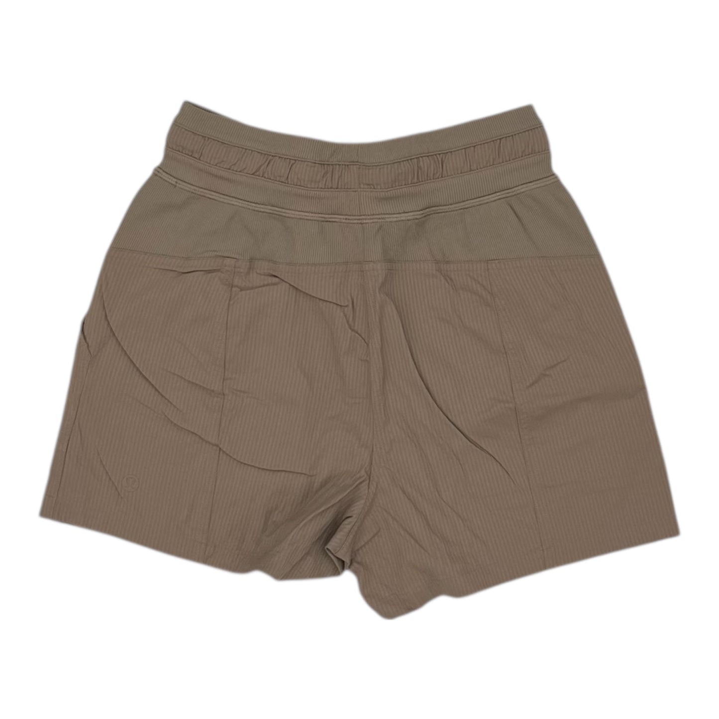 Athletic Shorts By Lululemon In Tan, Size:2