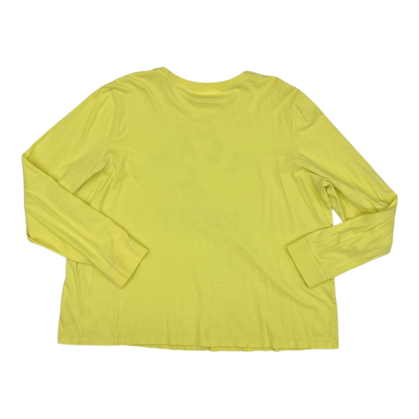 Top Ls By Life Is Good In Yellow, Size:3X